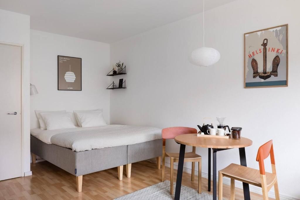 Дома для отпуска Spacious Design Studio Home With Terrace Хельсинки-24